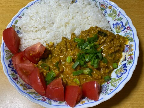 旨辛！かぼちゃと豆乳の坦々風カレー